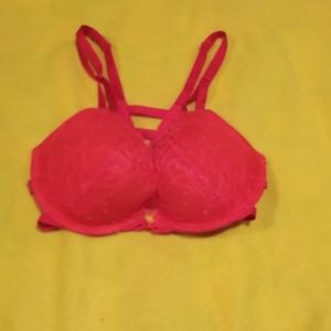 Red Victoria's secret bra
